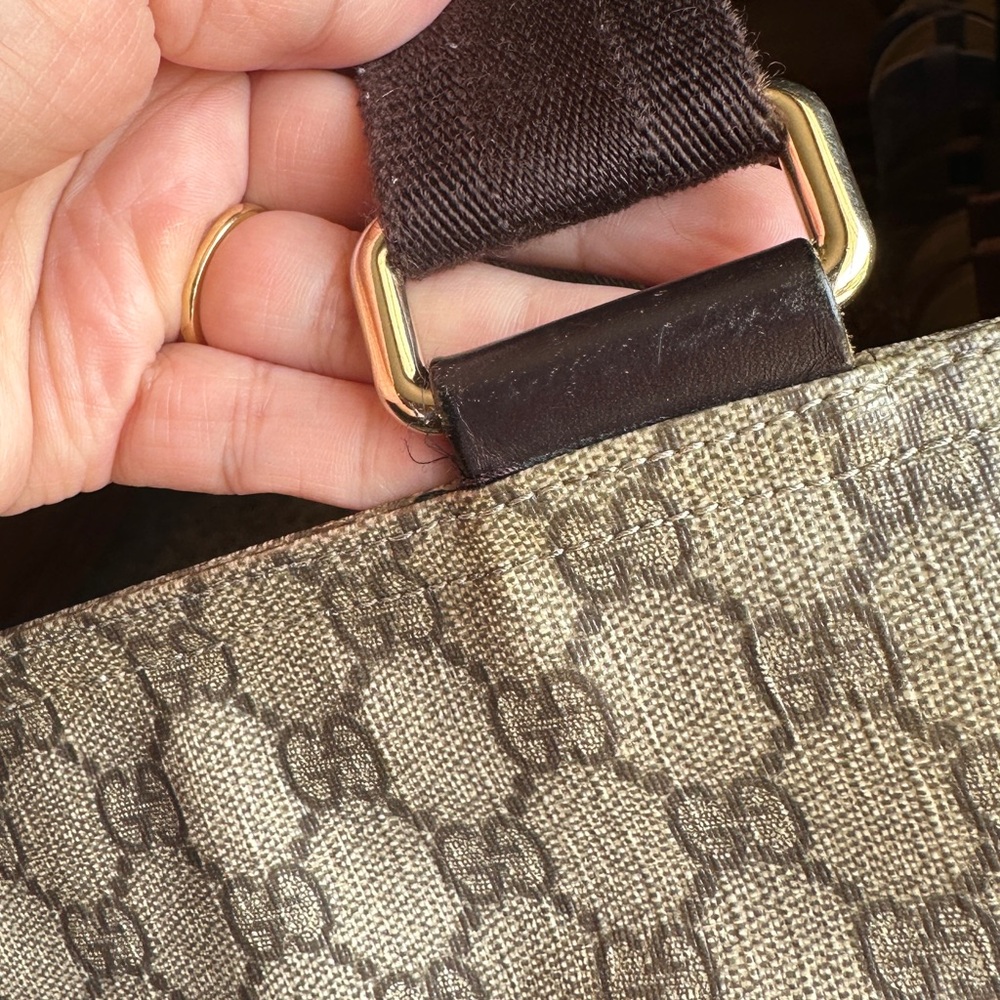 Gucci Beige and Brown Monogram Canvas - Picture 11 of 13